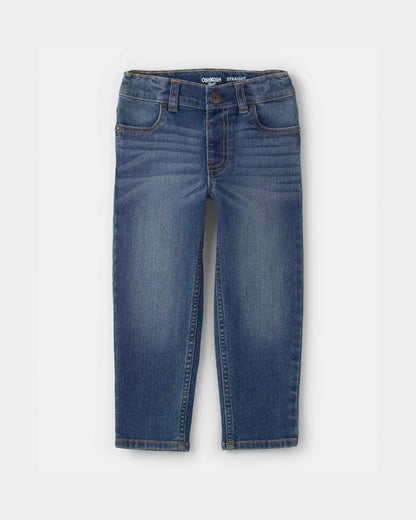 Toddler Neutral Dark Wash Straight-Leg Jeans