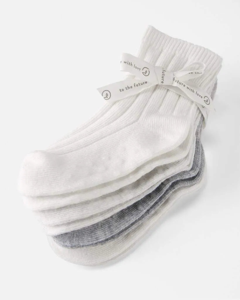 Toddler 4-Pack Slip Resistant Socks