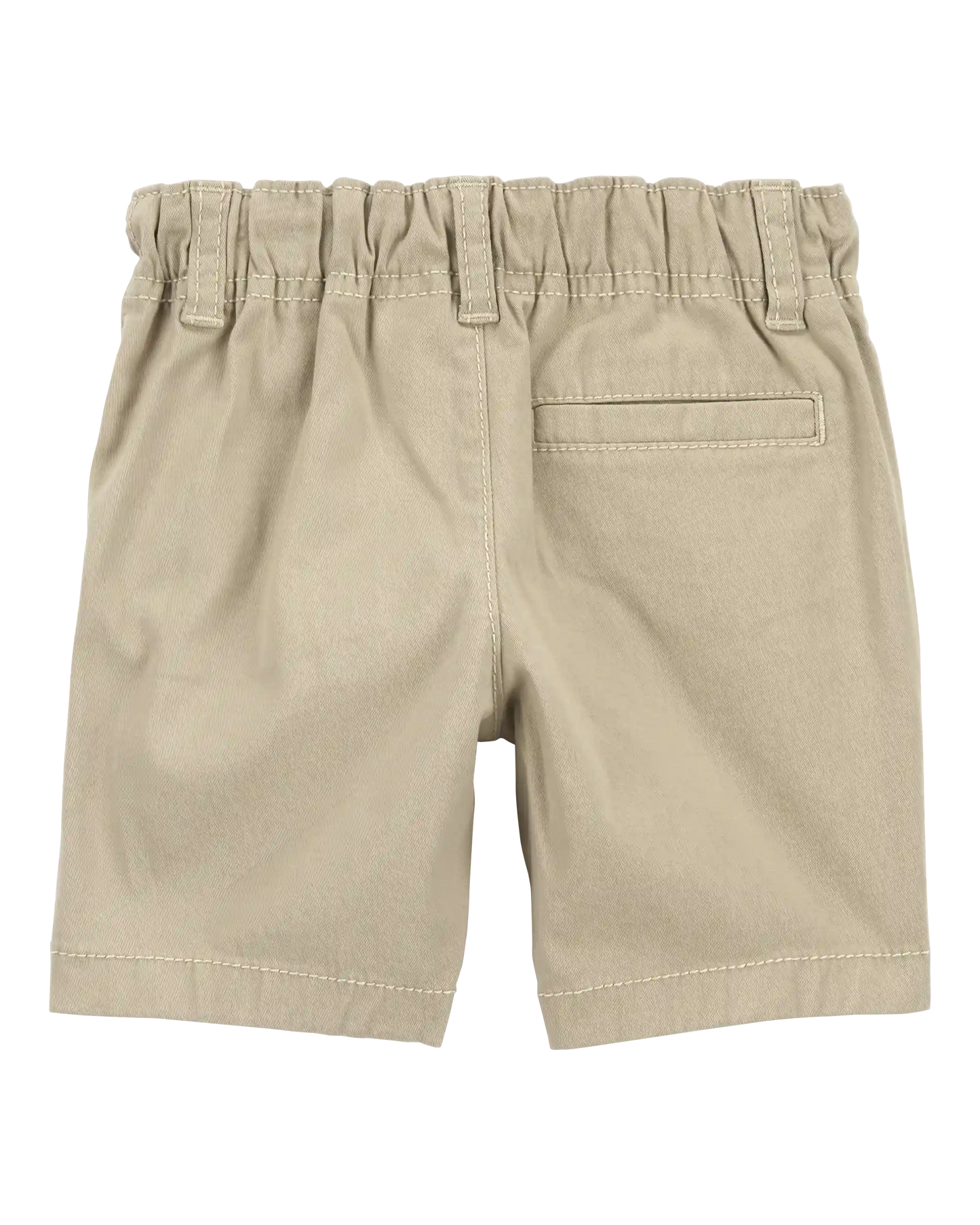 Toddler Boy Stretch Chino Shorts - Khaki