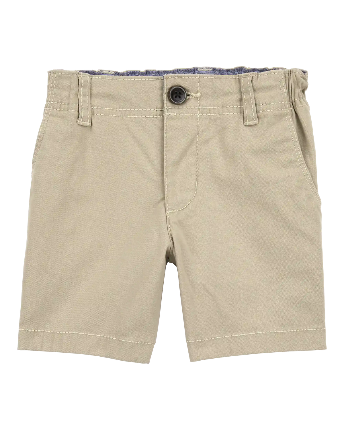 Toddler Boy Stretch Chino Shorts - Khaki