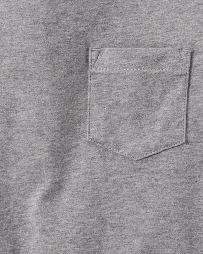 Toddler Solid Short-Sleeve Pocket Tee - Grey