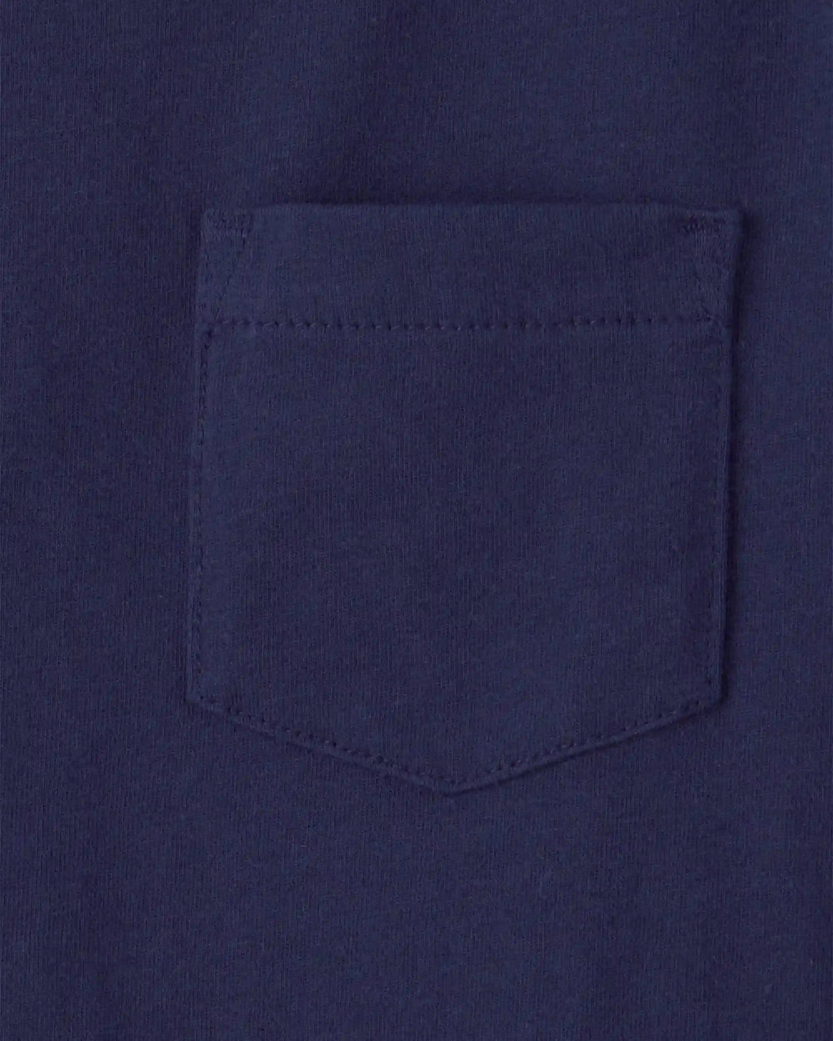 Toddler Solid Short-Sleeve Pocket Tee - Navy
