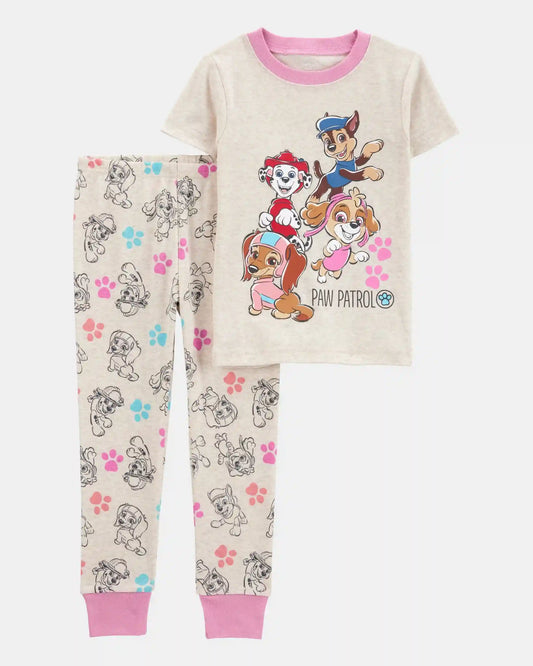 Toddler Girl PAW Patrol Snug Fit Cotton 2-Piece Pajamas