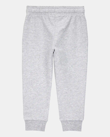 Toddler Boy Pull-On Drawstring Joggers - Grey