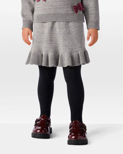Toddler Girl 100% Cotton Skirt - Grey