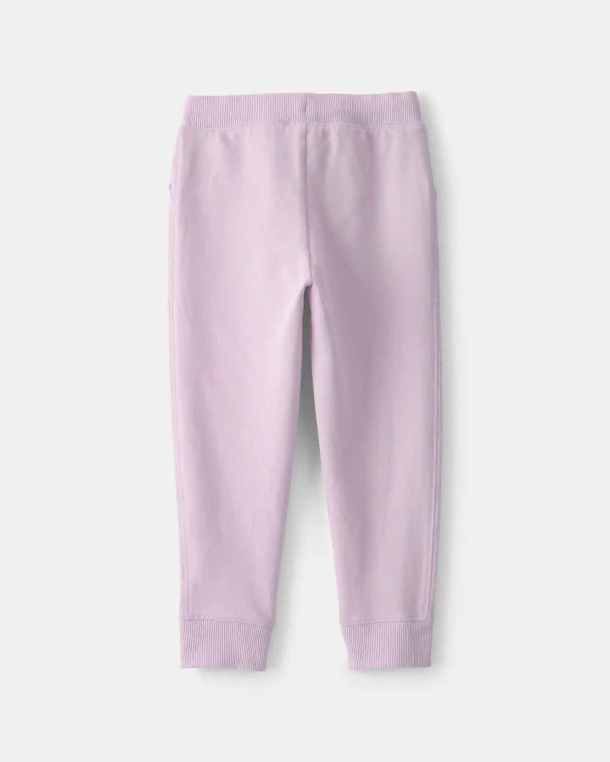 Toddler Girl Drawstring Knit Joggers - Purple