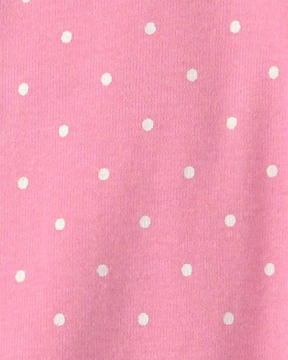 Toddler Girl 2-Pack Strawberry Floral Snug Fit 1-Piece Pajama - Pink