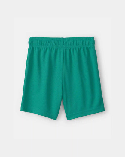 Toddler Boy Mesh Active Shorts - Green