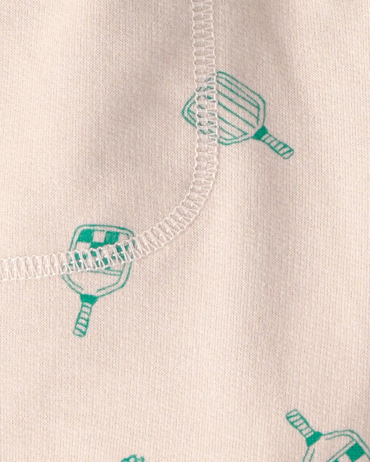 Toddler Boy Pickleball French Terry Shorts - Brown
