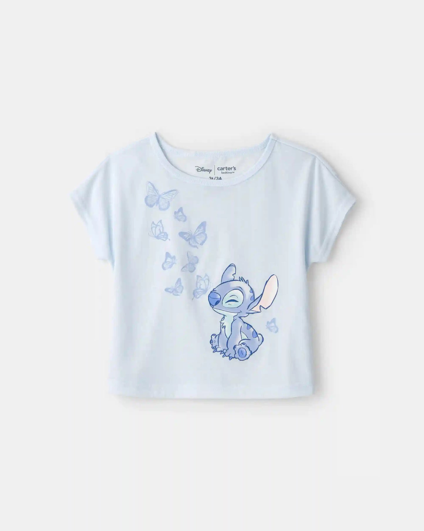 Toddler Girl 2-Piece Disney© Lilo & Stitch Short-Sleeve Pajama Set - Blue