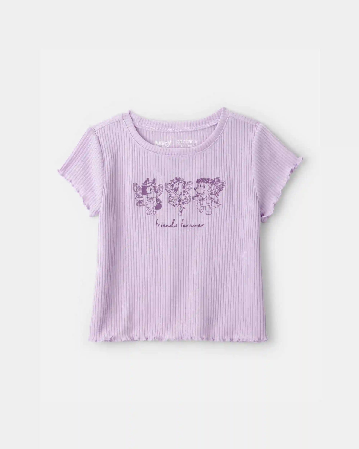 Toddler Girl 2-Piece Bluey™ Short-Sleeve Pajama Set - Purple