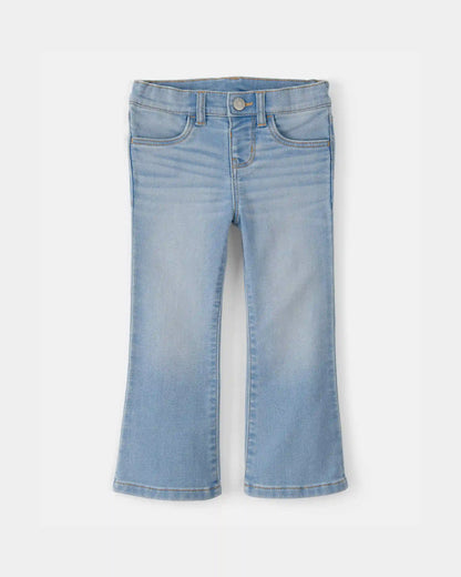 Toddler Girl Denim Flare Jeans - Light Blue