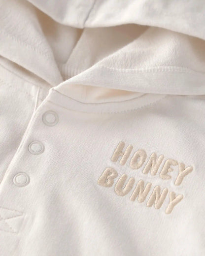 Toddler Organic Cotton 'Honey Bunny' Hoodie