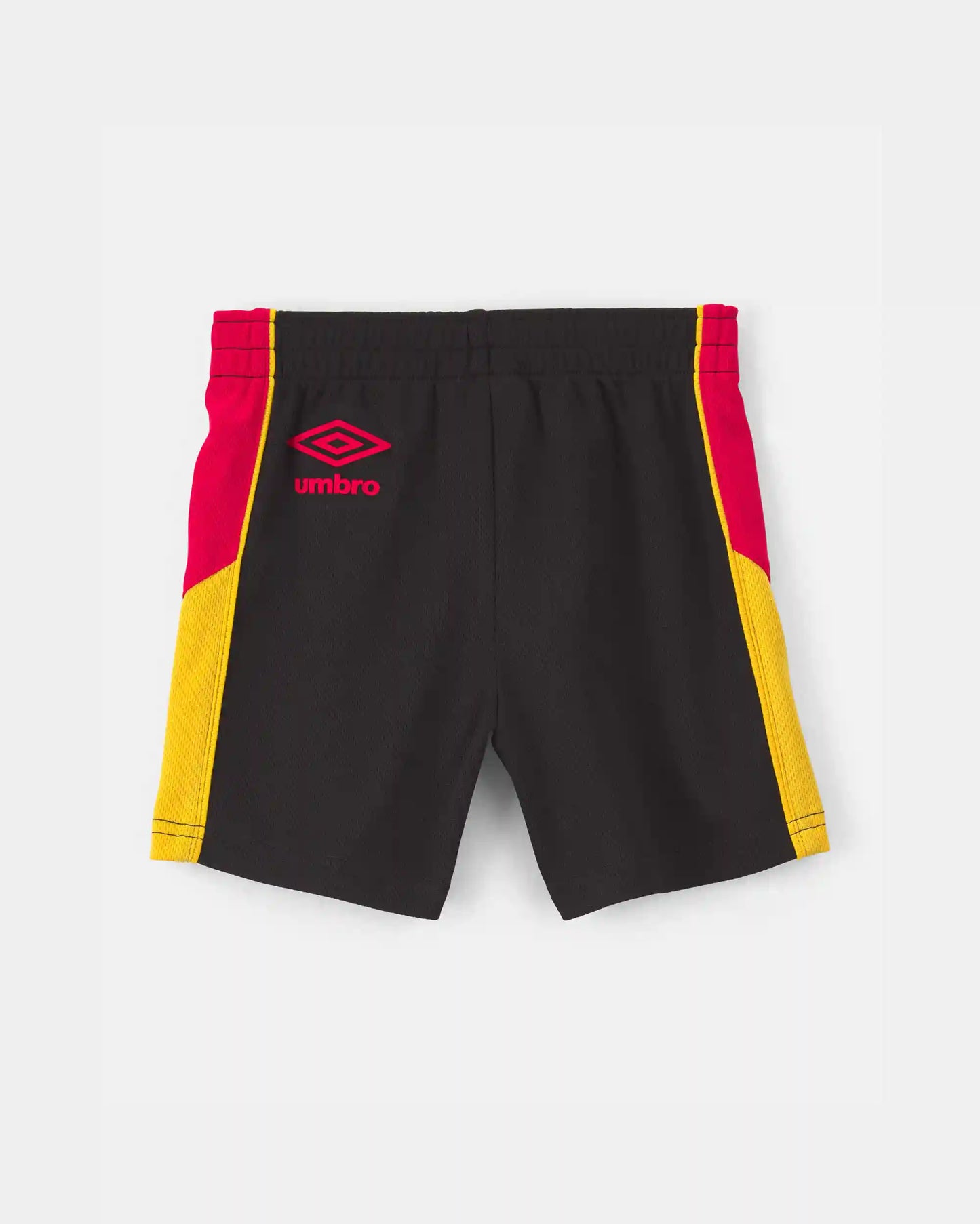 Toddler Umbro Spain Mesh Soccer Shorts - Red/Yellow/Black