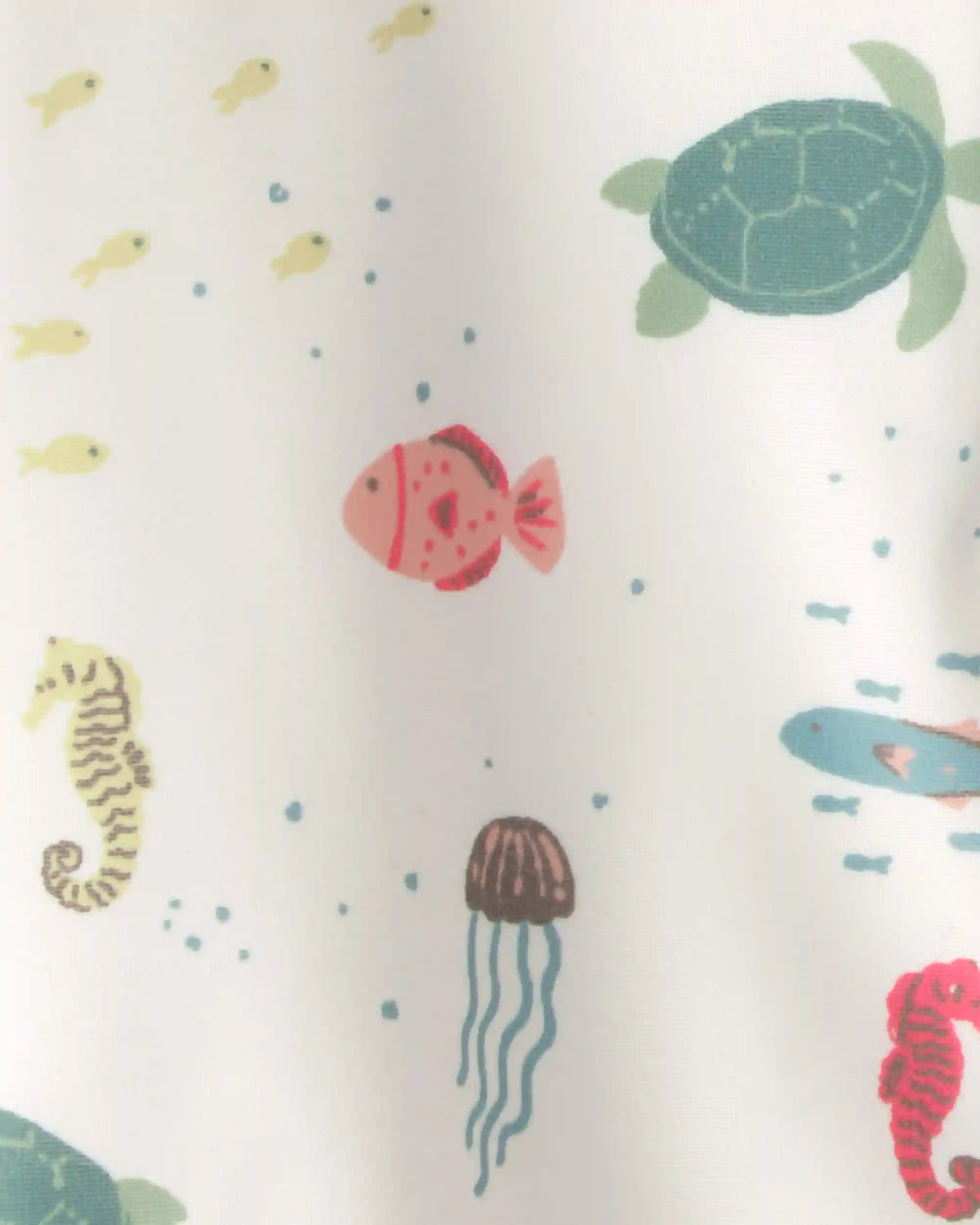 Toddler Girl Recycled Rashguard Swimsuit in Under the Sea