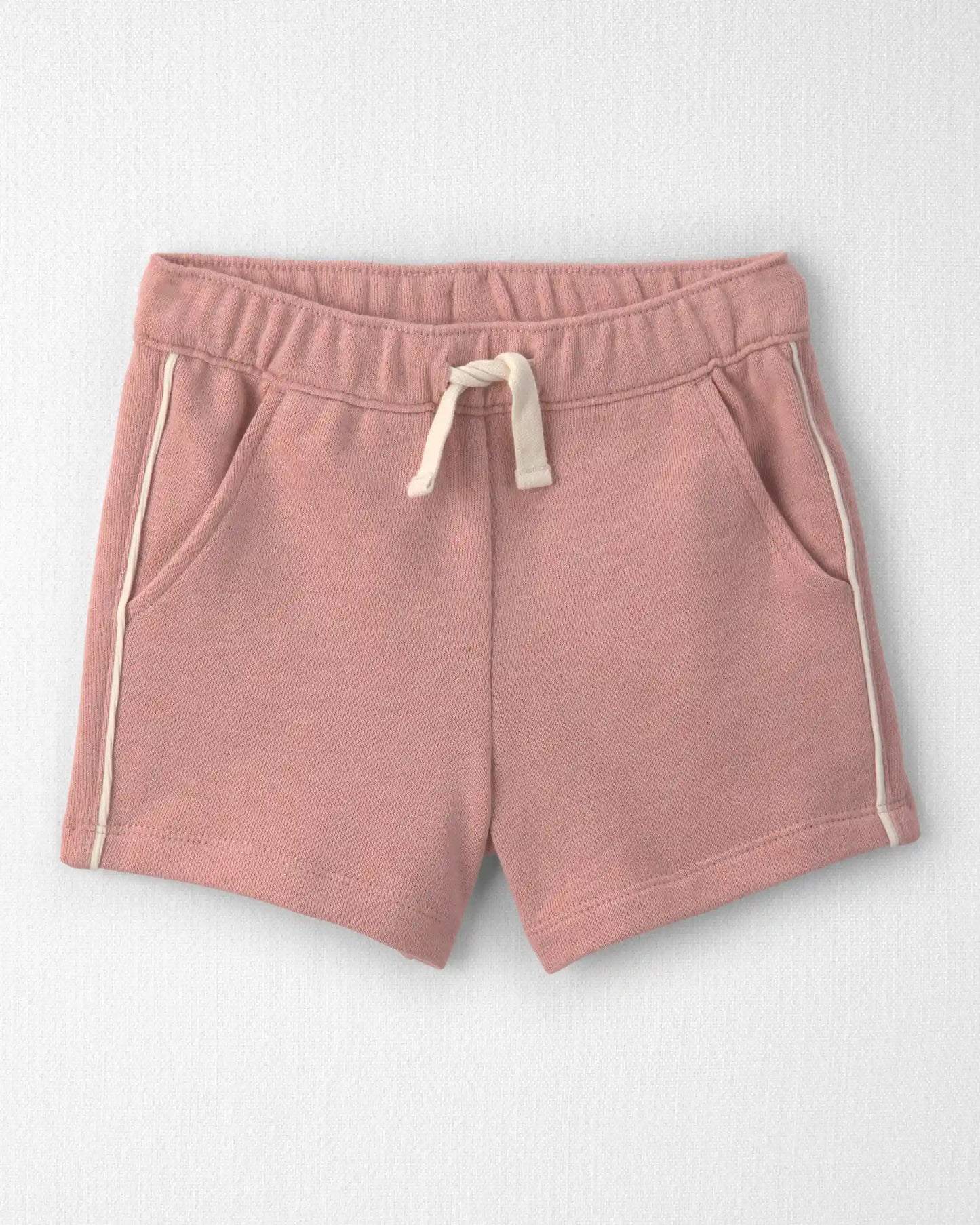 Toddler Girl 2-Piece Organic Cotton French Terry Pullover & Short Set