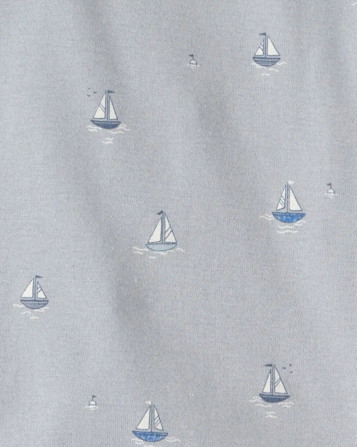 Toddler 2-Piece Organic Cotton Ribbed Pajama Set in Sail Away Print