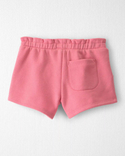 Toddler Girl French Terry Shorts Made with Organic Cotton