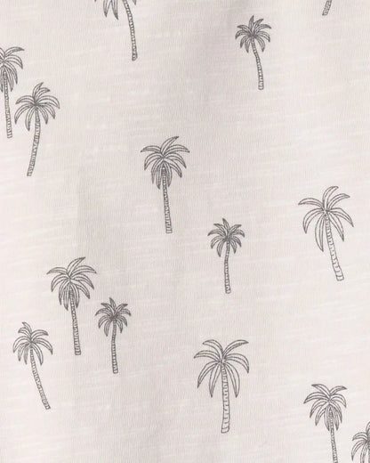 Toddler Boy 2-Pack Organic Cotton T-Shirts in Palm Trees