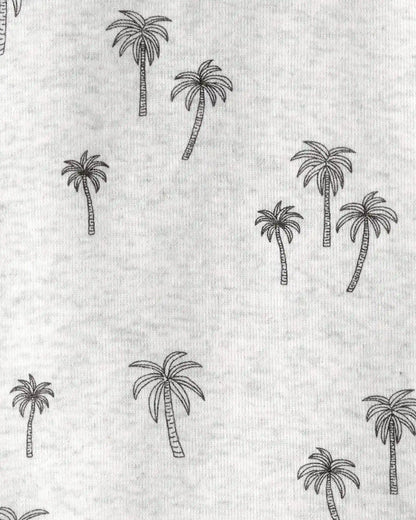 Toddler 2-Piece Organic Cotton Pajamas in Palm Trees