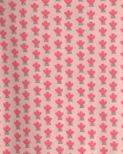 Toddler Girl 2-Piece Organic Cotton Pajamas in Pink Floral