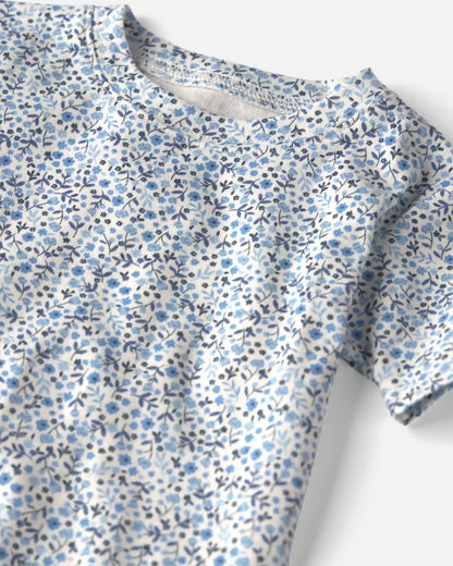 Toddler Girl 2-Piece Organic Cotton Pajamas in Meadow Bloom