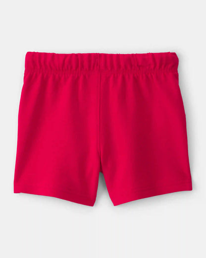 Toddler Boy French Terry Shorts - Red