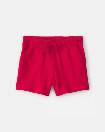 Toddler Boy French Terry Shorts - Red