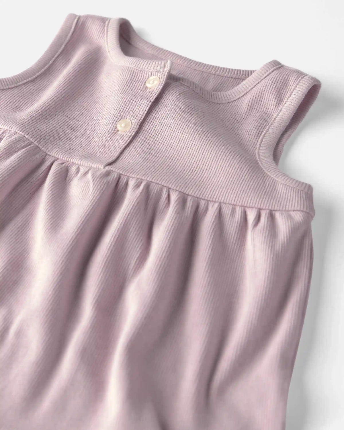 Toddler Girl 2-Pack Organic Cotton Knit Tanks in Seashells