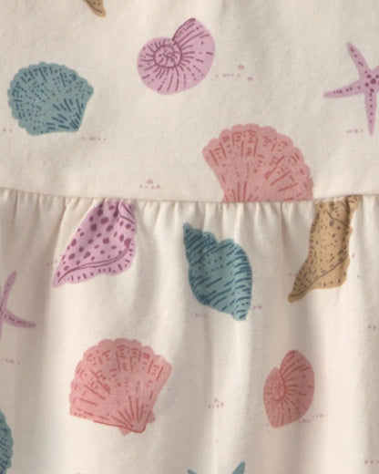 Toddler Girl 2-Pack Organic Cotton Knit Tanks in Seashells