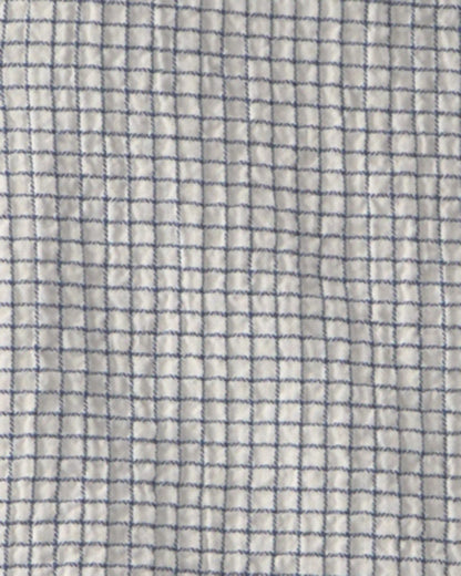 Toddler Boy 2-Piece Organic Cotton Seersucker Gauze Top & Short Set