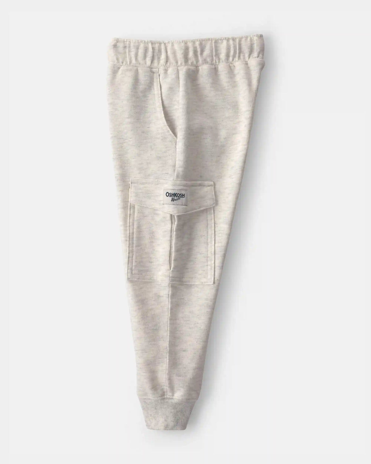Toddler Boy French Terry Cargo Knit Joggers - Grey