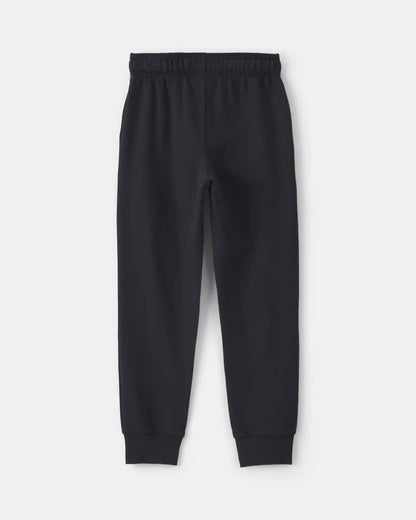 Toddler Boy Pull-On Drawstring Joggers - Black