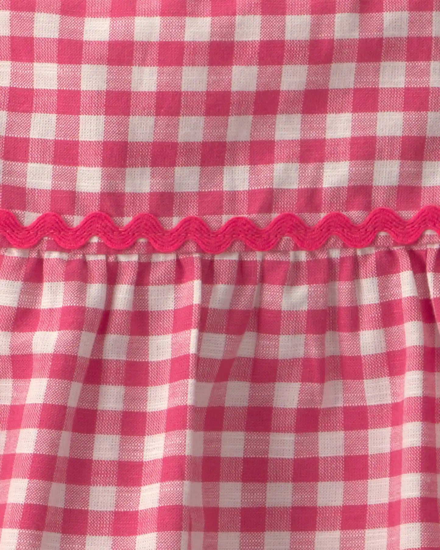 Toddler Girl 2-Piece Gingham Tank Top & Pant Set - Red