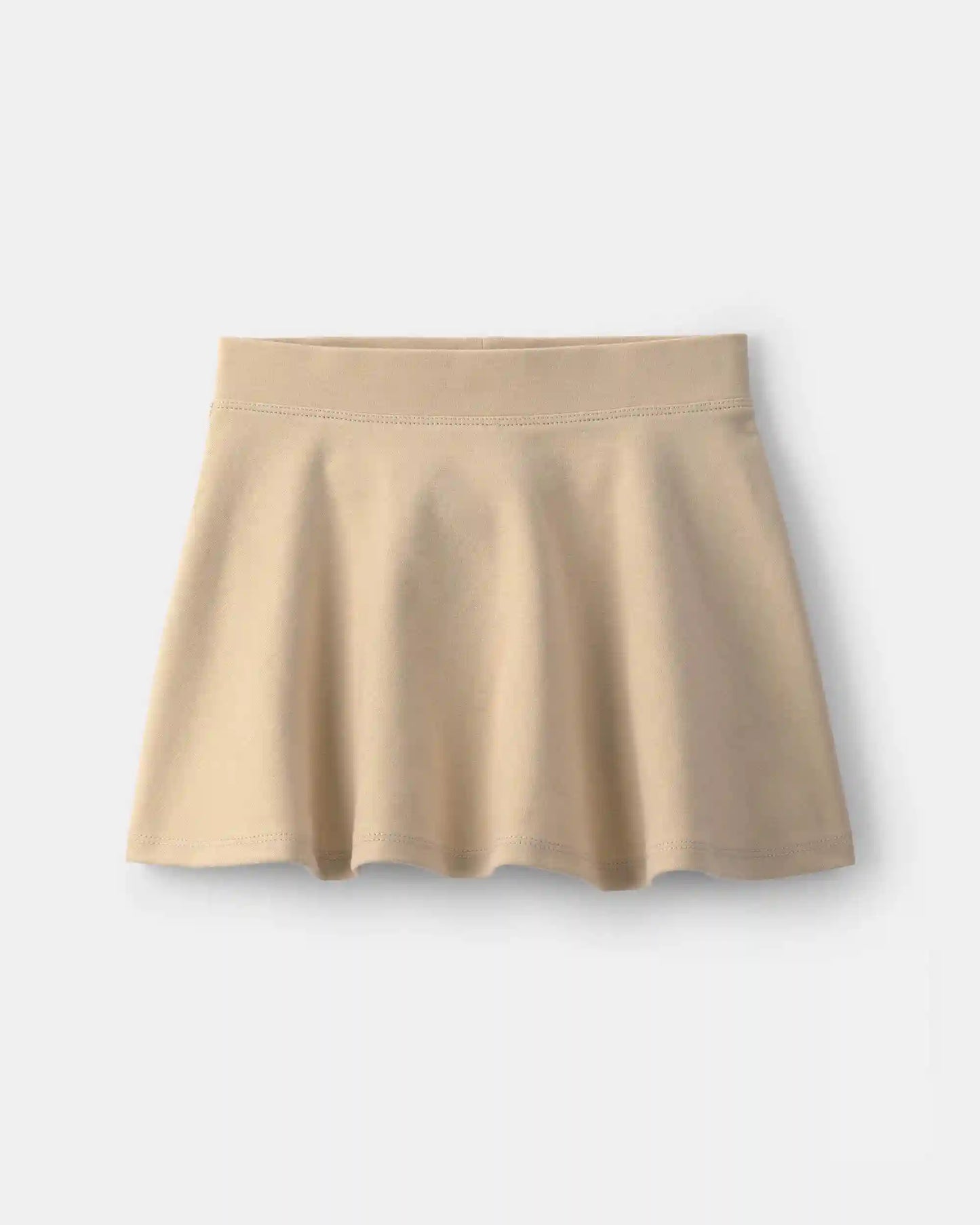 Toddler Girl Uniform Ponte Skort - Khaki