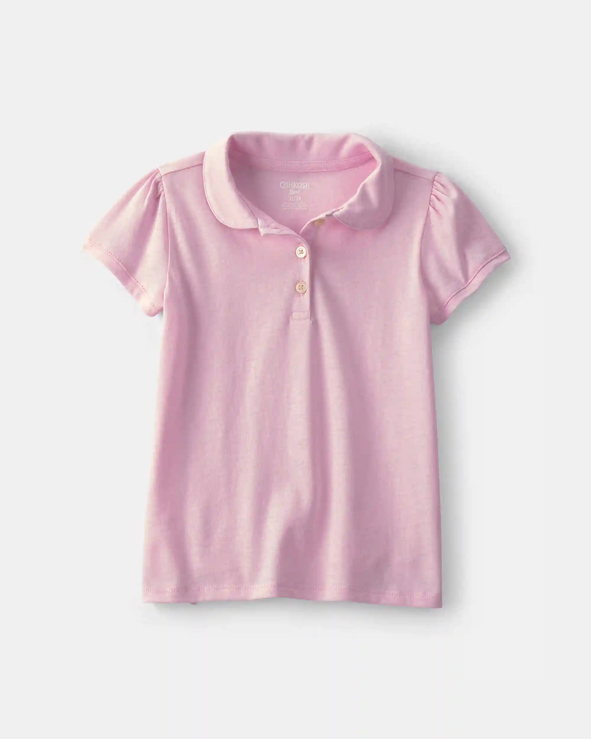 Toddler Girl Uniform Polo Shirt - Pink