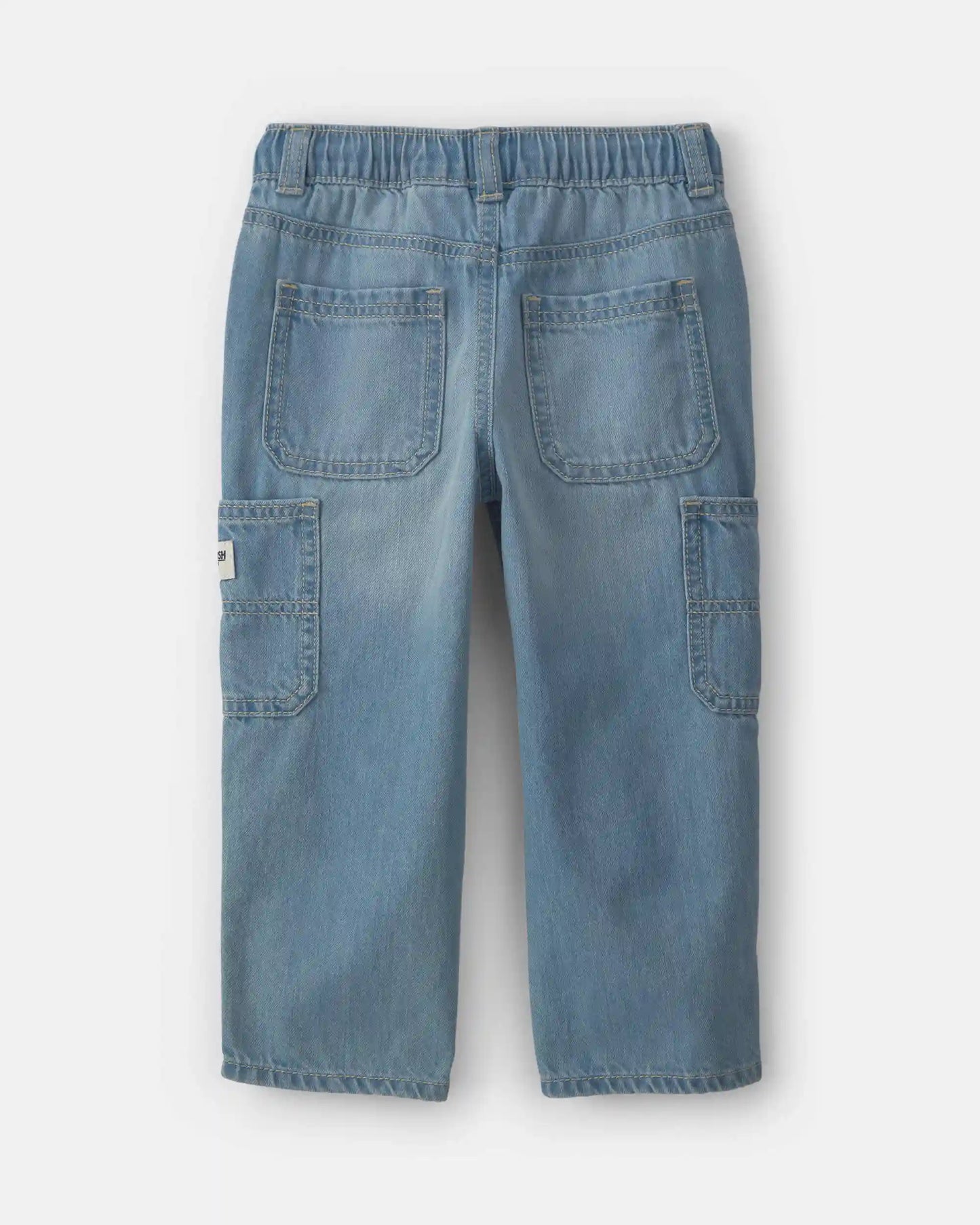 Toddler Boy Wide-Leg Carpenter Jeans - Medium Wash