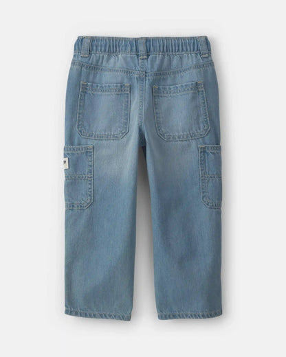 Toddler Boy Wide-Leg Carpenter Jeans - Medium Wash