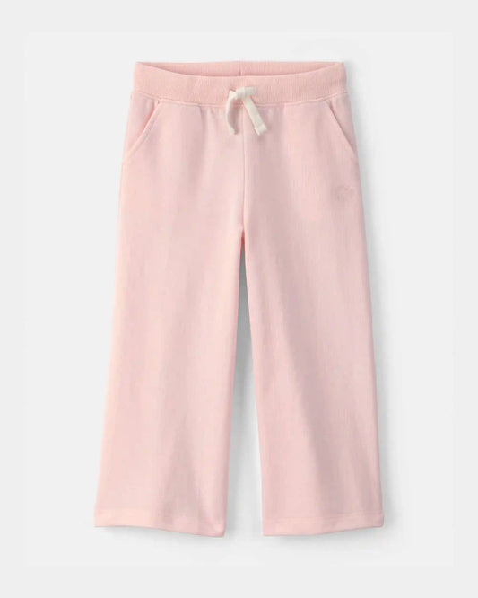 Toddler Girl French Terry Drawstring Pants - Pink