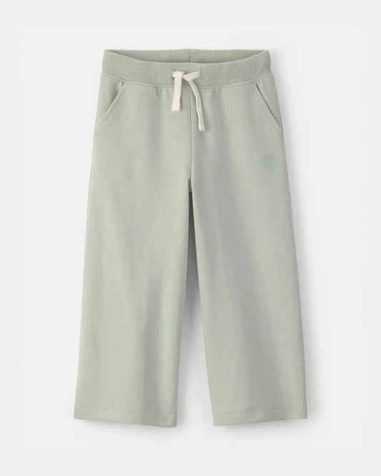 Toddler Girl French Terry Drawstring Pants - Green