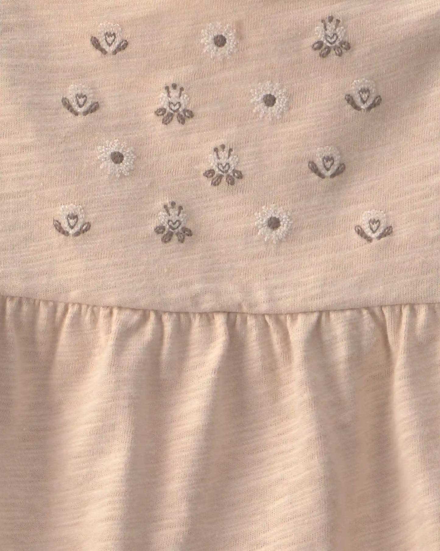 Toddler Girl 2-Piece Floral Sleeveless Top & Pant Set - Cream
