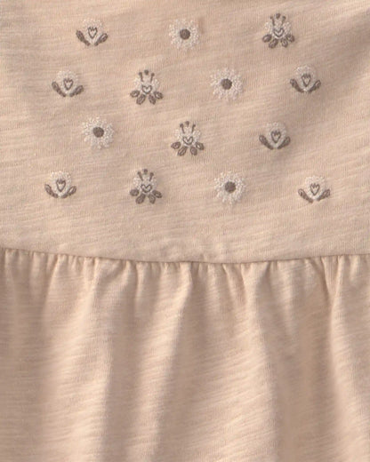 Toddler Girl 2-Piece Floral Sleeveless Top & Pant Set - Cream