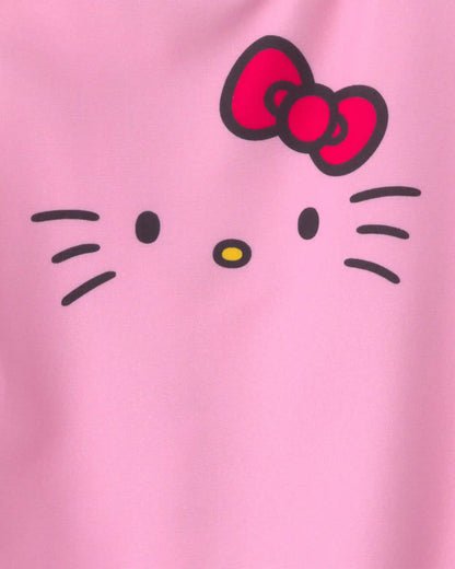 Toddler Girl 1-Piece Hello Kitty® Swimsuit - Pink