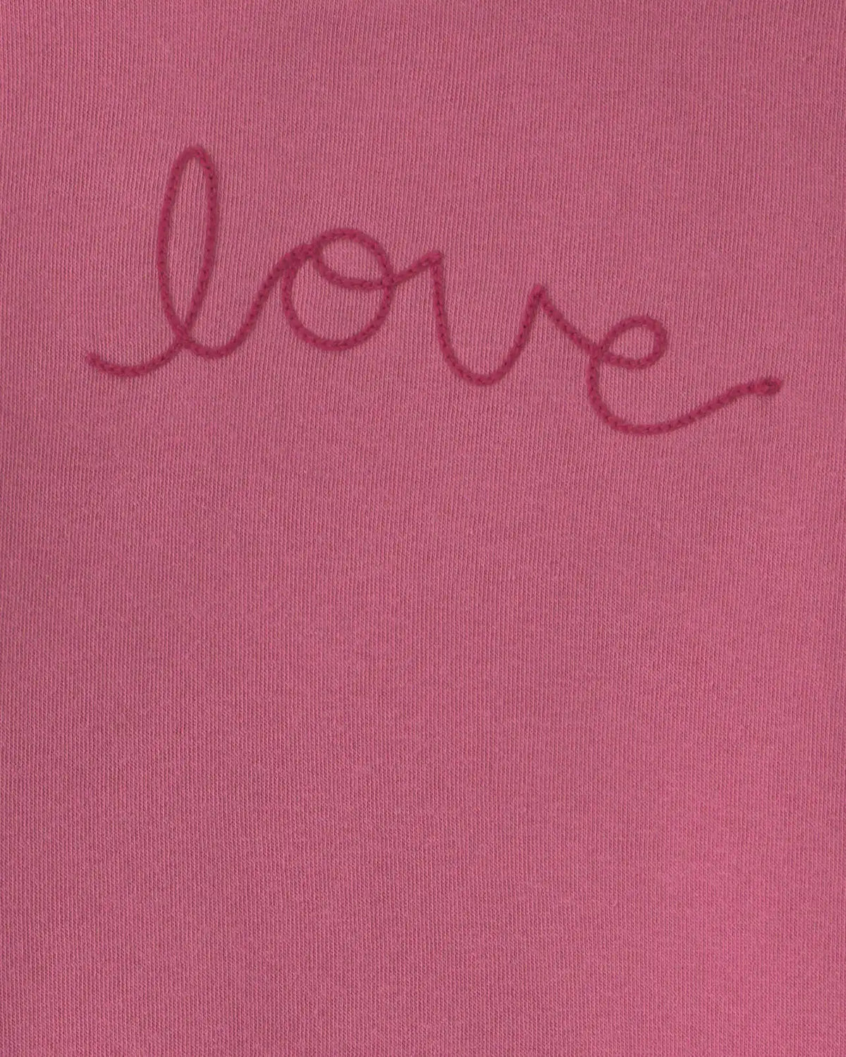 Toddler Girl 2-Piece 'Love' Fleece Long-Sleeve Top & Pant Set - Pink