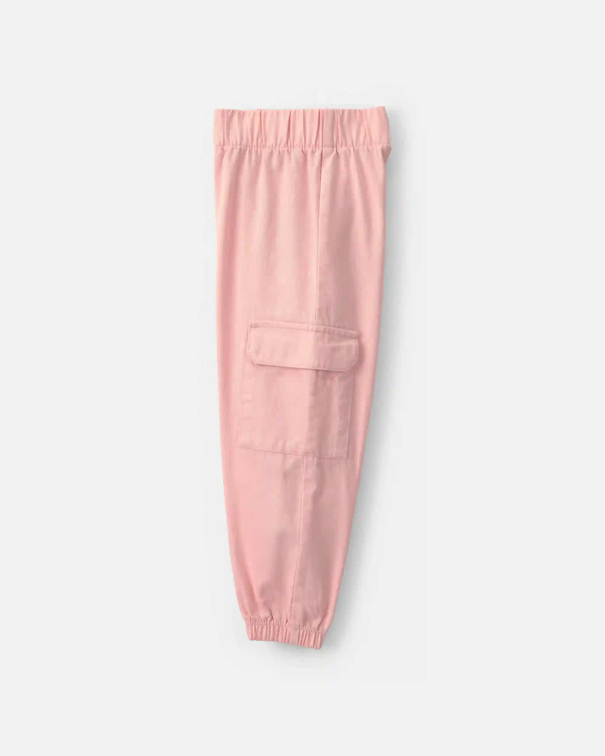Toddler Girl 2-Piece 'Happy' Striped Twill Long-Sleeve Top & Pant Set - Pink/Cream