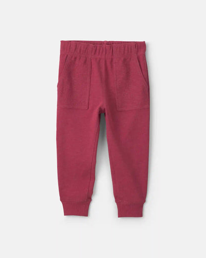 Toddler Boy 2-Piece Construction French Terry Sweatshirt & Pant Set - Burgundy
