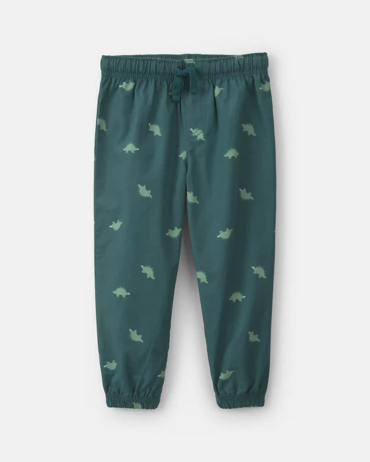 Toddler Boy 2-Piece Dinosaur Fleece Hooded Top & Pant Set - Grey/Green