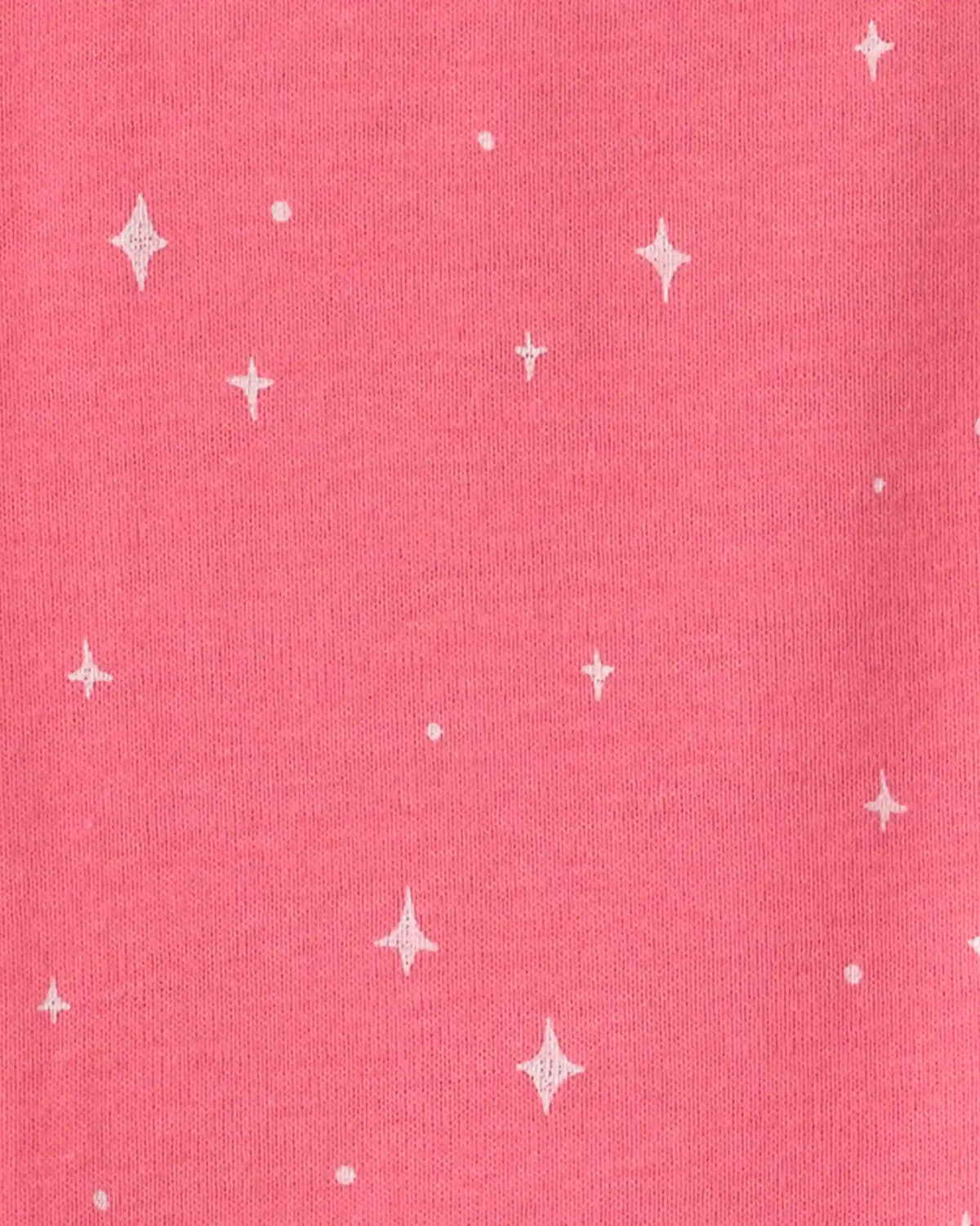 Toddler Girl 4-Piece Unicorn 100% Cotton Snug Fit Pajama Set - Coral/Pink