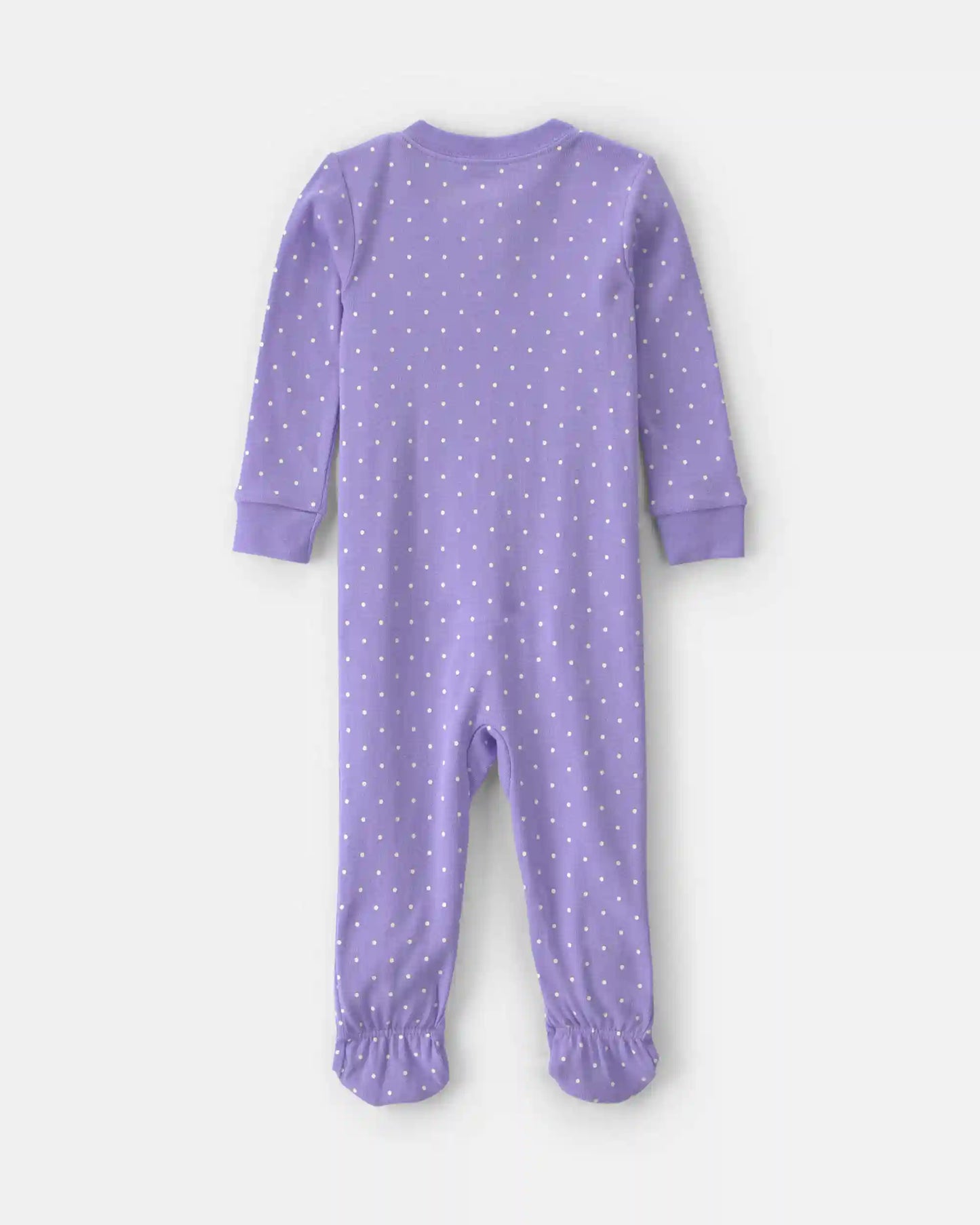 Toddler Girl 1-Piece Pets 100% Cotton Snug Fit Footed Pajama - Purple