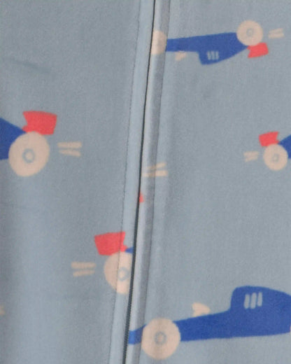 Toddler Boy 1-Piece Cars DreamPlush Snug Fit Pajama - Blue